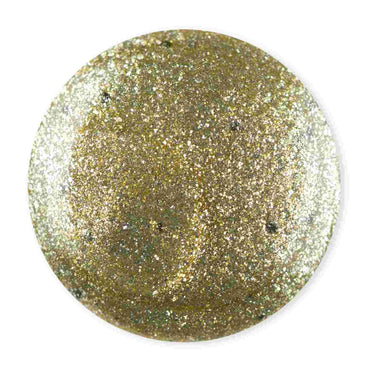 DeBelle Gel Nail Polish Canopus (Beige Gold with Black Glitter Nail Paint)|Non UV - Gel Finish |Chip Resistant | Seaweed Enriched Formula| Long Lasting|Cruelty and Toxic Free| 8ml